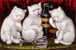 Free Picture of Three Drunk Kittens