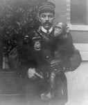 Free Picture of Man With Chimps