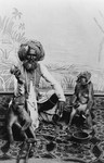Free Picture of Fakir With Monkeys