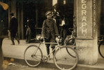 Free Picture of Postal Telegraph Messenger With Bike
