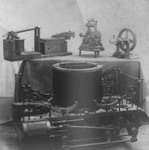 Free Picture of First Locomotive, Sewing Machine, Telegraph Instrument