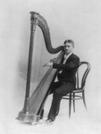 Free Picture of Male Harpist