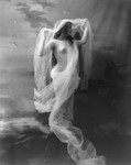 Free Picture of Nude Draped in Sheer Cloth