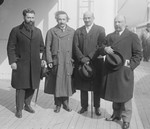 Free Picture of Mossessohn, Einstein, Weizmann and Ussischkin