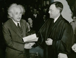 Free Picture of Albert Einstein and Judge Phillip Forman