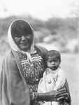 Free Picture of Chemehuevi Indian Mother and Child