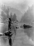 Free Picture of Hupa Man With Spear