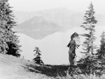 Free Picture of Klamath Indian Chief at Crater Lake