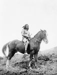 Free Picture of Nez Perce Man on Horse