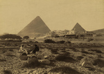 Free Picture of Pyramids and Mena House Hotel