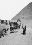 Free Picture of Caravan of Bedouins Leaving the Egyptian Pyramids
