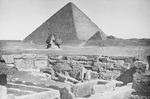 Free Picture of Temple of Khufu, Great Sphinx and Pyramid