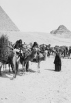 Free Picture of Caravan of Bedouins by the Egyptian Pyramids