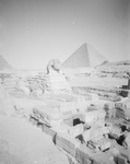 Free Picture of The Great Sphinx, Courtyard and Egyptian Pyramids