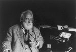 Free Picture of Alexander Graham Bell With Radiophone