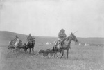Free Picture of Atsina Native Americans Moving Their Camp