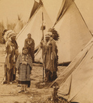 Free Picture of Cheyenne Indian Families Near Tipis