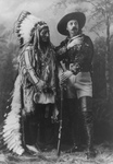 Free Picture of Sitting Bull Standing With Buffalo Bill