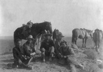 Free Picture of Edward S. Curtis and four Apsaroke Indians
