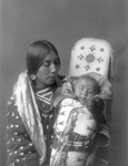 Free Picture of Apsaroke Native Woman With Baby