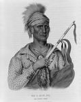 Free Picture of Ioway Native American Indian Chief, Ne-O-Mon-Ne