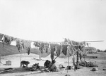Free Picture of Sioux Indians Cutting and Drying Meat
