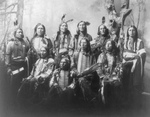 Free Picture of Stock Image: Chief Jack Red Cloud With Sioux Chiefs