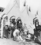 Free Picture of Stock Image: Sioux Chiefs and Tipis