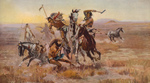 Free Picture of Sioux and Blackfeet Indian Battle
