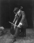 Free Picture of Sir Charles Chaplin With Cello