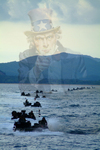 Free Picture of Uncle Sam Merged With Gulf of Thailand Amphibious Vehicles