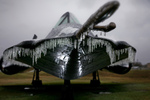 Free Picture of Icicles on an SR-71 Blackbird