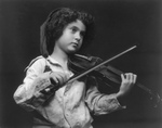 Free Picture of Child Playing a Violin