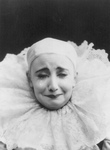 Free Picture of Pilar Morin as a Clown, Crying
