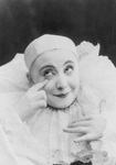 Free Picture of Pilar Morin as a Mime, Rubbing His Eye