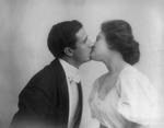 Free Picture of Man and Woman Kissing