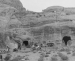 Free Picture of Modern Petrans at Wady Farrassa, Petra