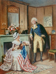 Free Picture of Betsy Ross Sewing the Flag