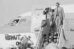 Free Picture of Jimmy Carter Leaving the Peanut One Plane