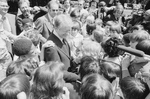 Free Picture of Jimmy Carter in a Crowd of Children