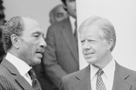 Free Picture of Jimmy Carter and Anwar Sadat