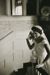 Free Picture of Jacqueline Kennedy Throwing Her Wedding Bouquet