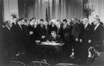 Free Picture of President LBJ Signing the Civil Rights Bill
