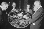 Free Picture of LBJ and Others With William G. Stroud of NASA