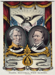 Free Picture of Millard Fillmore on a Whig Party Banner