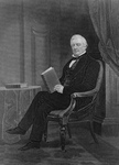 Free Picture of President Millard Fillmore Seated and Holding a Book