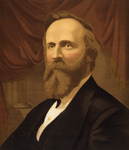 Free Picture of President Rutherford Birchard Hayes in 1877