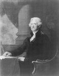 Free Picture of Thomas Jefferson Sitting at a Table