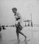 Free Picture of Woman Going Swimming at Coney Island