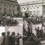 Free Picture of Roosevelt Delivering Inaugural Address